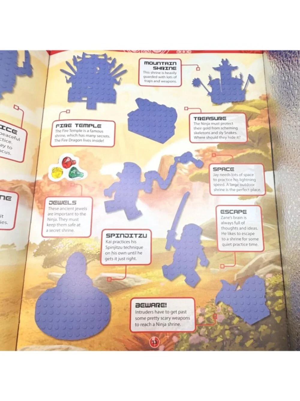 LEGO Ninjago Ultimate 1000 Reusable Sticker Collection Book DK 2012 Partial Used
